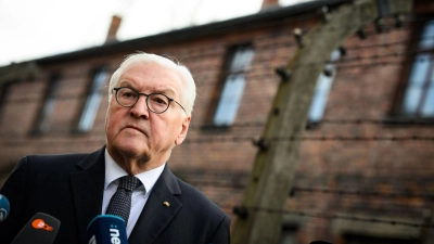 Bundespräsident Steinmeier leitete die bisher hochrangigste deutsche Delegation bei einer Gedenkfeier in Auschwitz. (Foto: Bernd von Jutrczenka/dpa)