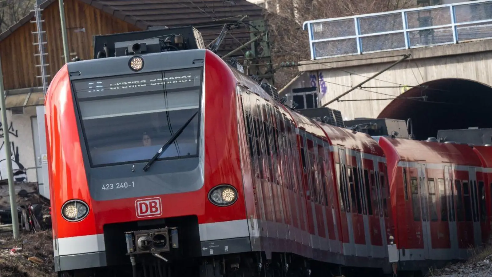 Ein Zug der Münchner S-Bahn fährt am Ostbahnhof ein. (Foto: Peter Kneffel/dpa)