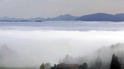 Panorama im Allgäu: Die Schwaben liegen bei der Lebenszufriedenheit über dem bayerischen Durchschnitt. (Archivbild) (Foto: Karl-Josef Hildenbrand/dpa)