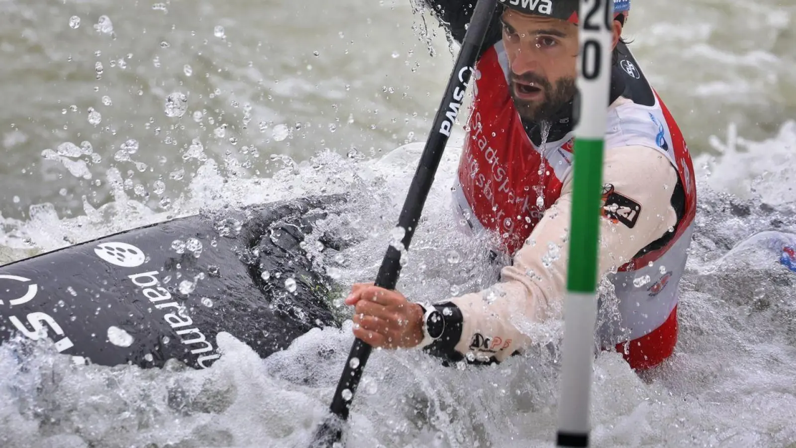 Hannes Aigner aus Deutschland in Aktion. (Foto: Karl-Josef Hildenbrand/dpa)