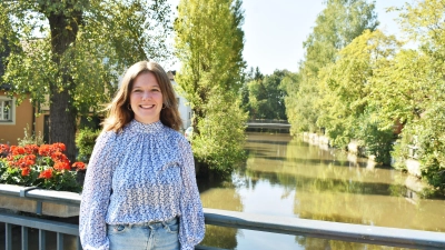 Lisa Bratenstein aus Emskirchen erhielt den Bayerischen Ehrenamtsnachweis. Sie engagiert sich für die Resozialisierung jugendlicher Häftlinge. (Foto: Ute Niephaus)