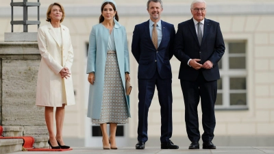 Für seinen Antrittsbesuch kam Frederik X. nun nach Deutschland und wurde vom Bundespräsidenten begrüßt. (Foto: Markus Schreiber/AP)