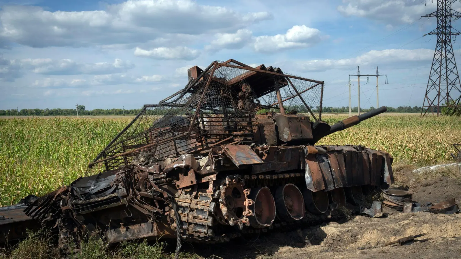 Ukraine hält an der Pufferzone Kursk fest. (Archivbild) (Foto: Uncredited/AP/dpa)