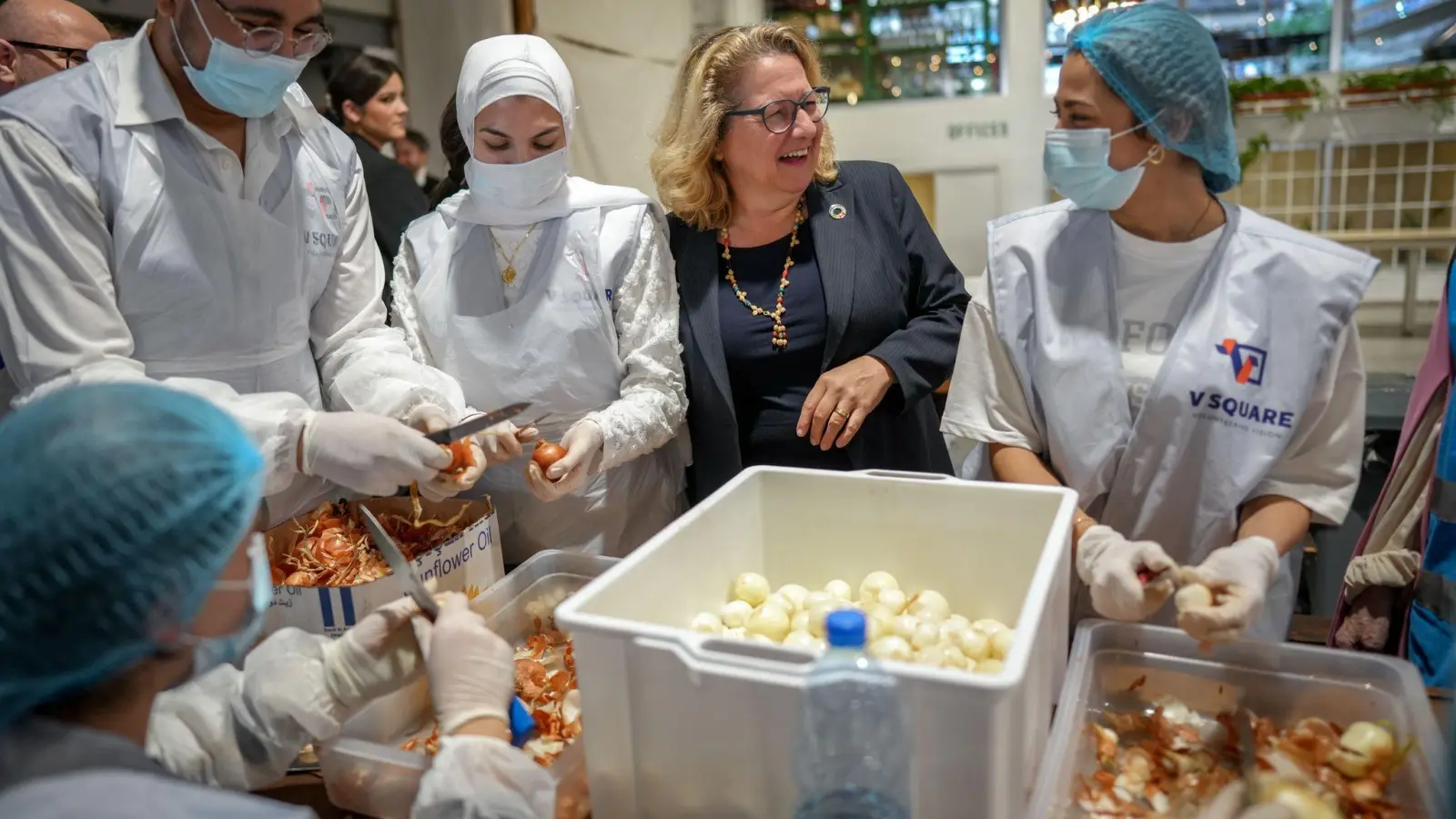 Entwicklungsministerin Schulze auf Kurzbesuch im Libanon. (Foto: Kay Nietfeld/dpa)