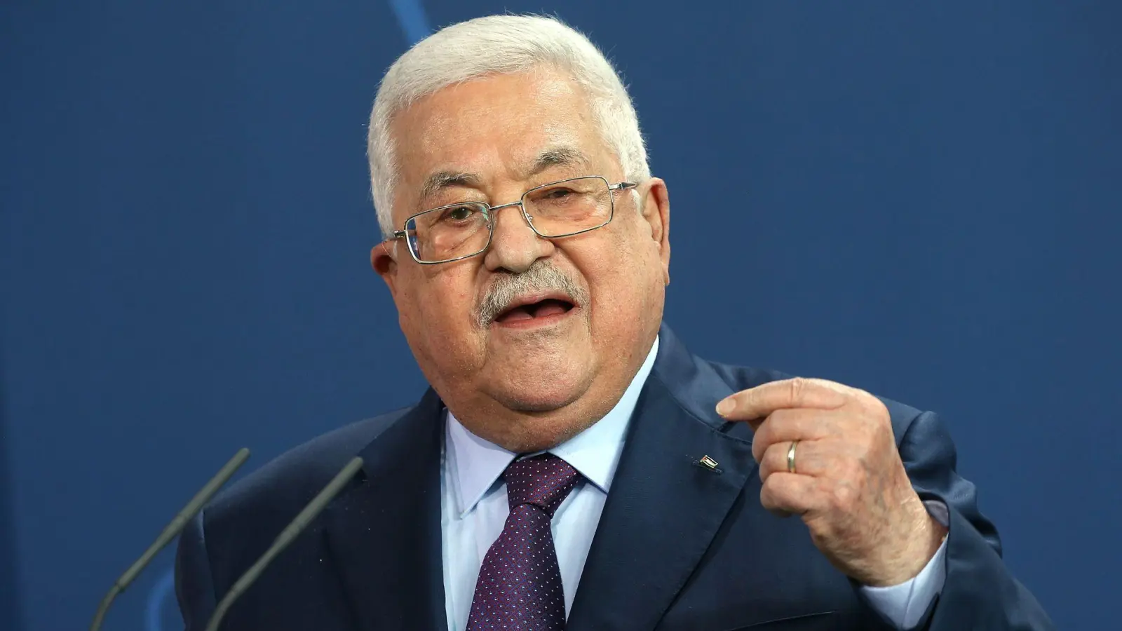 Palästinenserpräsident Mahmud Abbas hat nach dem Sturz des syrischen Machthabers Baschar al-Assad die Notwendigkeit betont, die Einheit Syriens zu wahren. (Foto: Wolfgang Kumm/dpa)