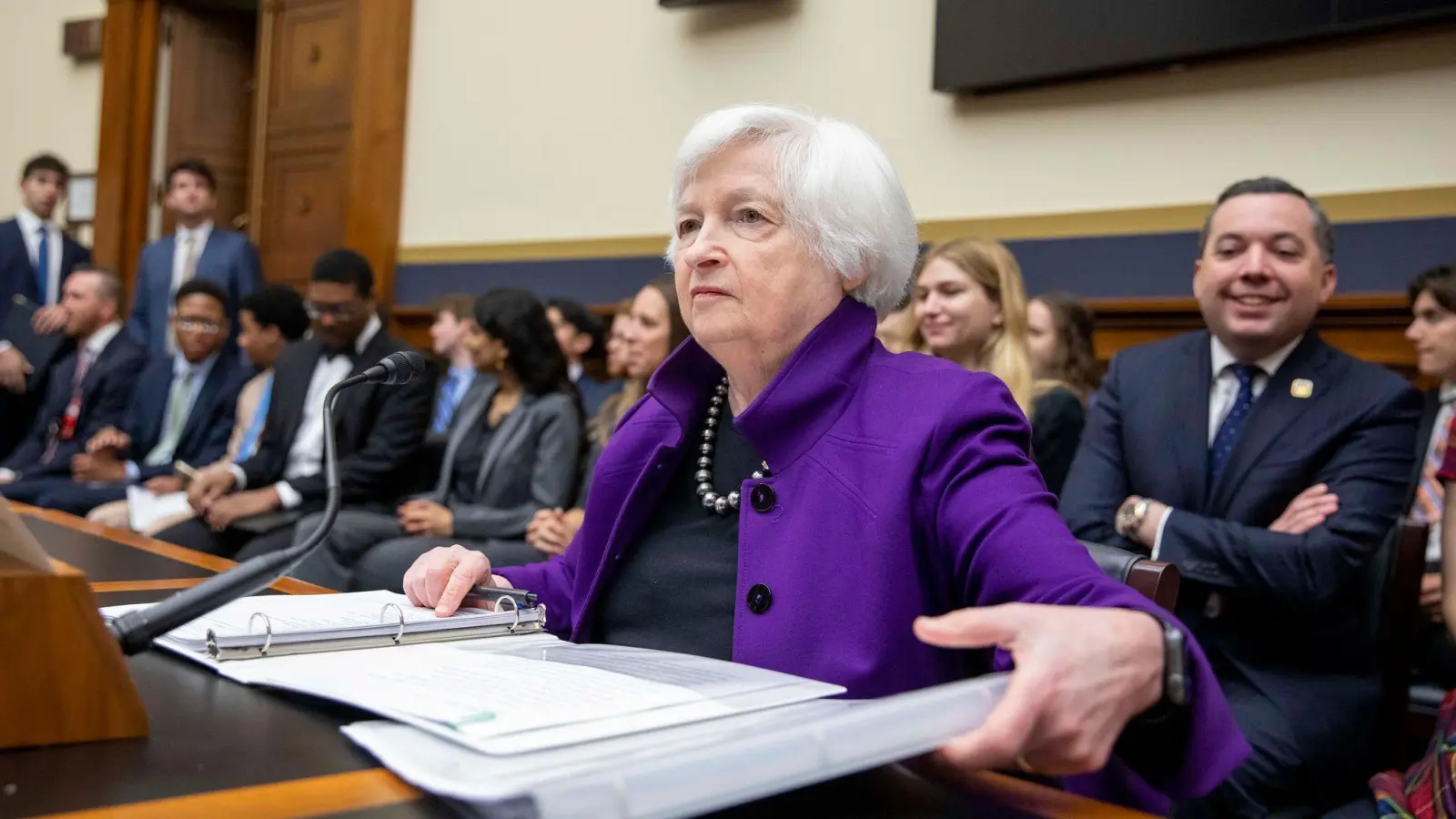 Die US-Finanzministerin Janet Yellen wird nach Peking reisen. (Foto: Amanda Andrade-Rhoades/AP/dpa)