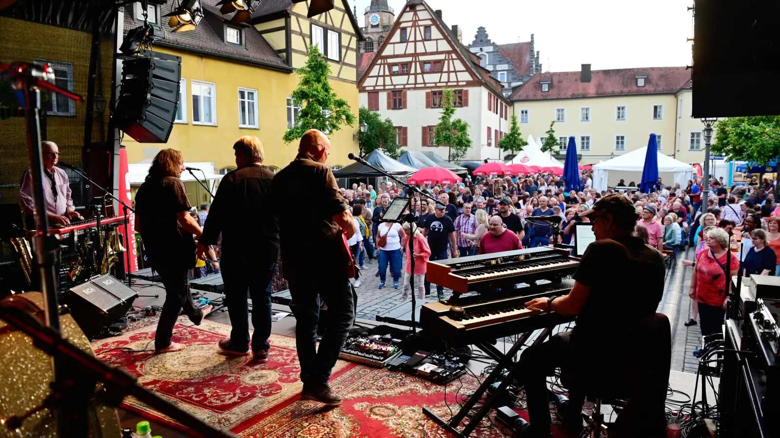 Die Kultband BAF spielt wie hier 2023 auf der Bühne der Kammer in der Reitbahn. (Archivfoto: Jim Albright)