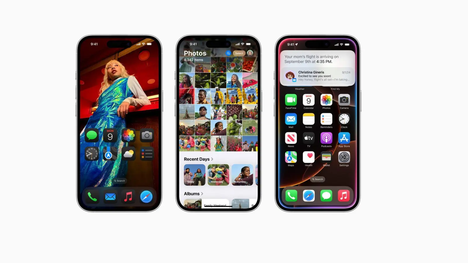 Die iOS-Version 18 bietet neue Features, mit der viele Anpassungsoptionen vom Homescreen bis hin zum Kontrollzentrum eingeführt werden. (Foto: Apple Inc./dpa-tmn)