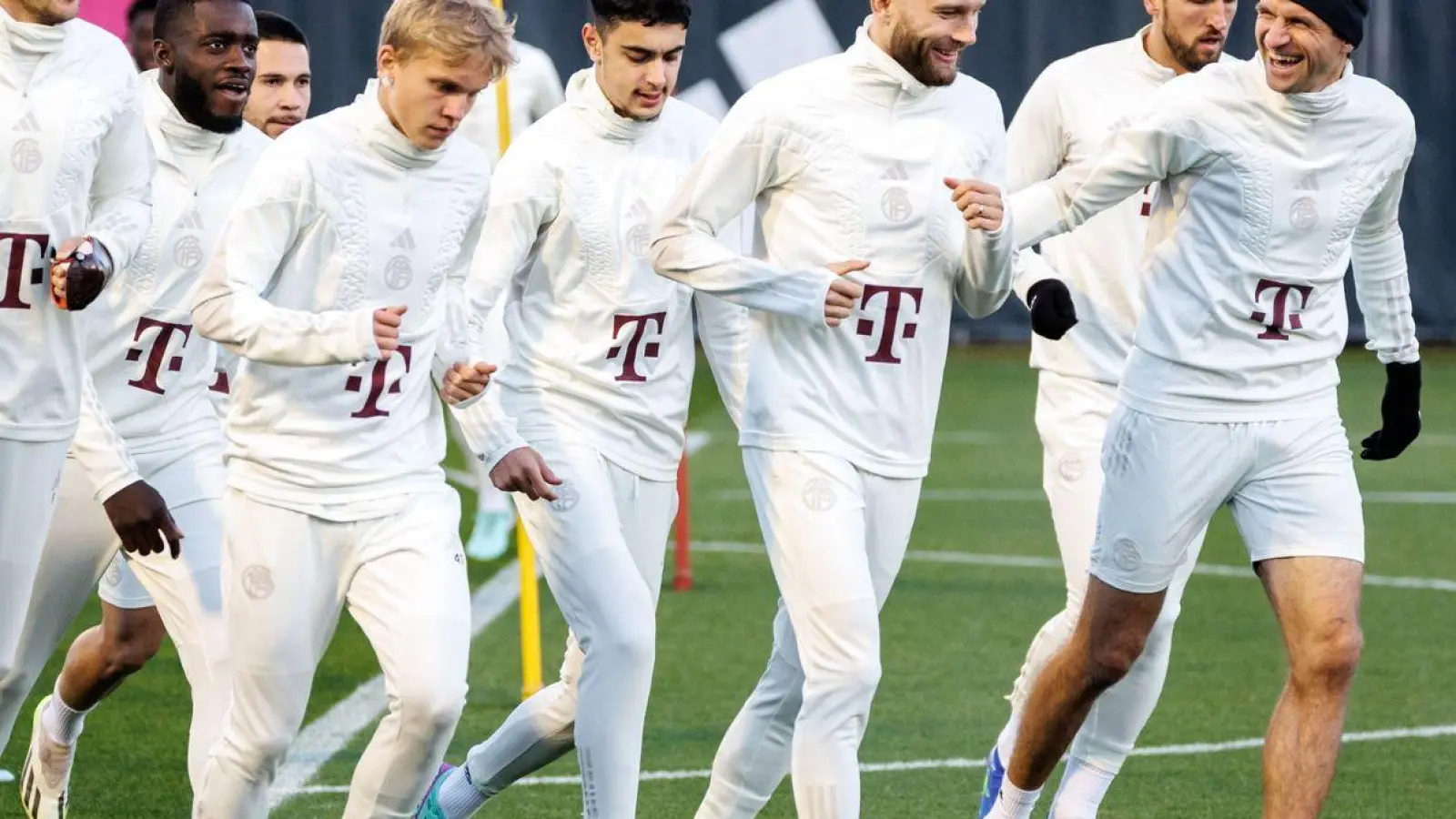 Champions League, vor dem Heimspiel des FC Bayern München gegen Galatasaray Istanbul. (Foto: Matthias Balk/dpa)