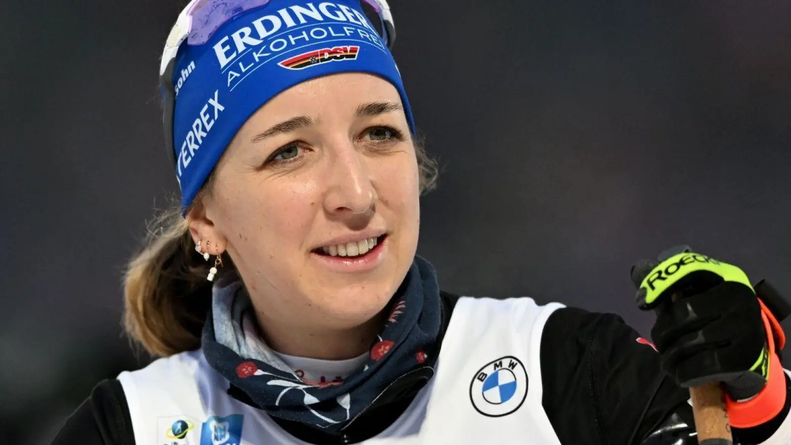 Franziska Preuß ist beim Sprint WM-Sechste geworden. (Foto: Hendrik Schmidt/dpa)