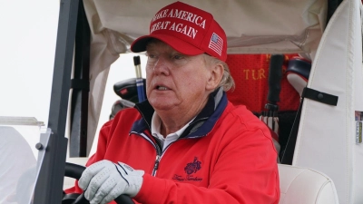 Trump ist leidenschaftlicher Golfer. (Archivbild) (Foto: Andrew Milligan/PA Wire/dpa)