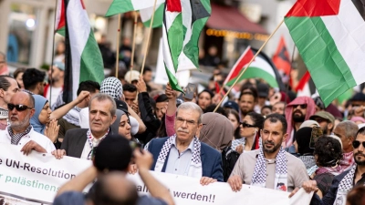 Der Gedenktag Nakba am 15. Mai erinnert an die Flucht und Vertreibung hunderttausender Palästinenser im ersten Nahostkrieg 1948 nach der Staatsgründung Israels. (Foto: Fabian Sommer/dpa)