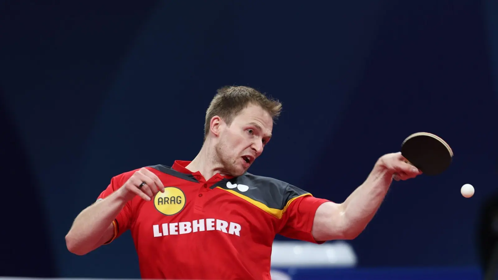 Benedikt Duda steht mit der deutschen Mannschaft bei der Team-EM im Viertelfinale. (Foto: Jiang Hongjing/XinHua/dpa)