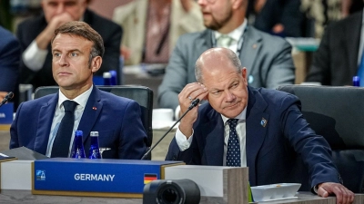 Scholz und Macron haben schon am Morgen telefoniert. (Archivbild) (Foto: Kay Nietfeld/dpa)