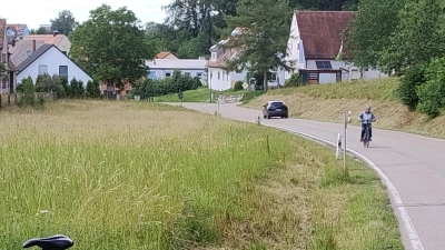 Zwischen dem heutigen südlichen Ortsrand von Weißenbronn und einem landwirtschaftlichen Gebäude möchten Ortsbewohner drei Familienhäuser bauen. Der Stadtrat wies in seiner jüngsten Sitzung diese Initiative mehrheitlich zurück. (Foto: Eckard Dürr)