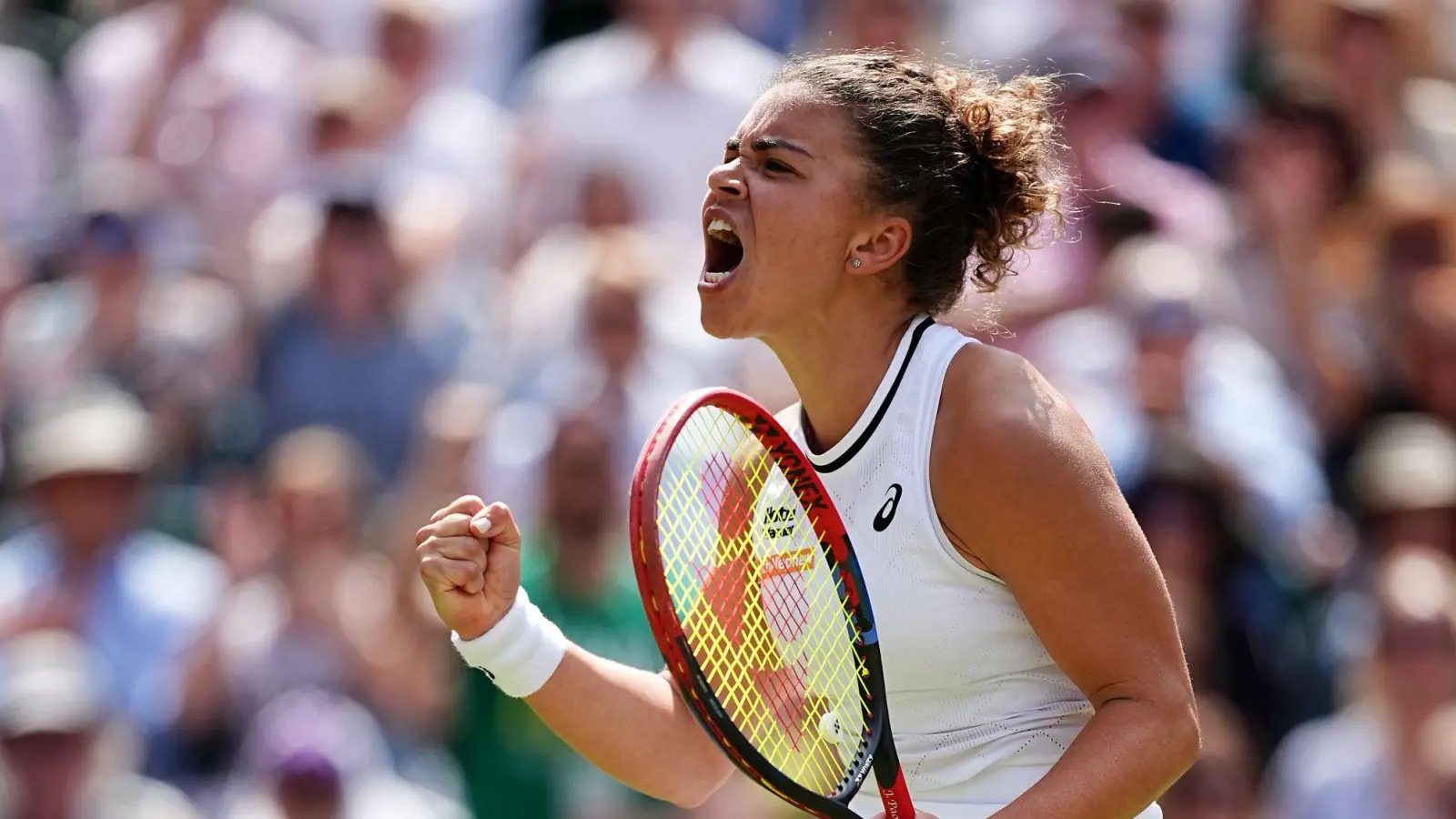 Das Endspiel in Wimbledon ist ein großer Erfolg für Jasmine Paolini. (Foto: Aaron Chown/PA Wire/dpa)