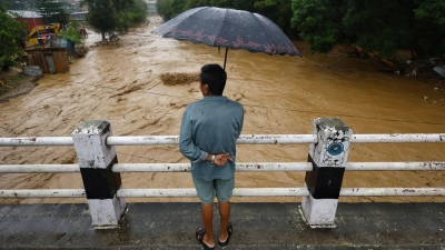 Nepal ist wegen seiner Gebirgslage und den großen Flüssen oft Naturkatastrophen ausgesetzt. (Foto: Sulav Shrestha/XinHua/dpa)