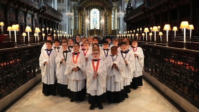 Stimmzauber im Advent: Chor der St. Paul&#39;s Cathedral bereitet sich auf Weihnachtsgottesdienste vor (Foto: Lucy North/PA Wire/dpa)