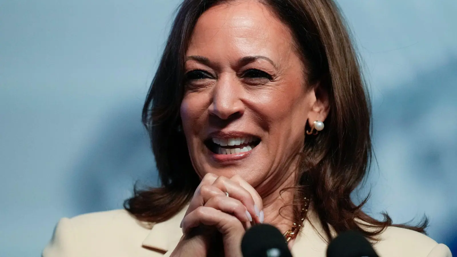 Kamala Harris wirbt mit dem Schlagwort „Freiheit“ für sich. (Archivbild) (Foto: Darron Cummings/AP)