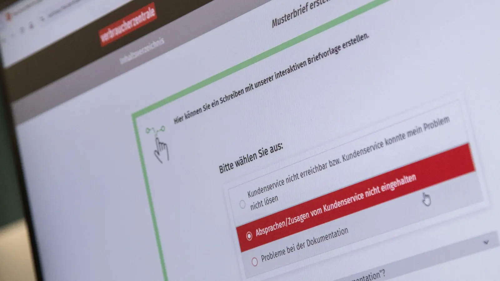 Beschwerde leicht gemacht: Mit dem Online-Musterbriefgenerator der Verbraucherzentralen. (Foto: Christin Klose/dpa-tmn)