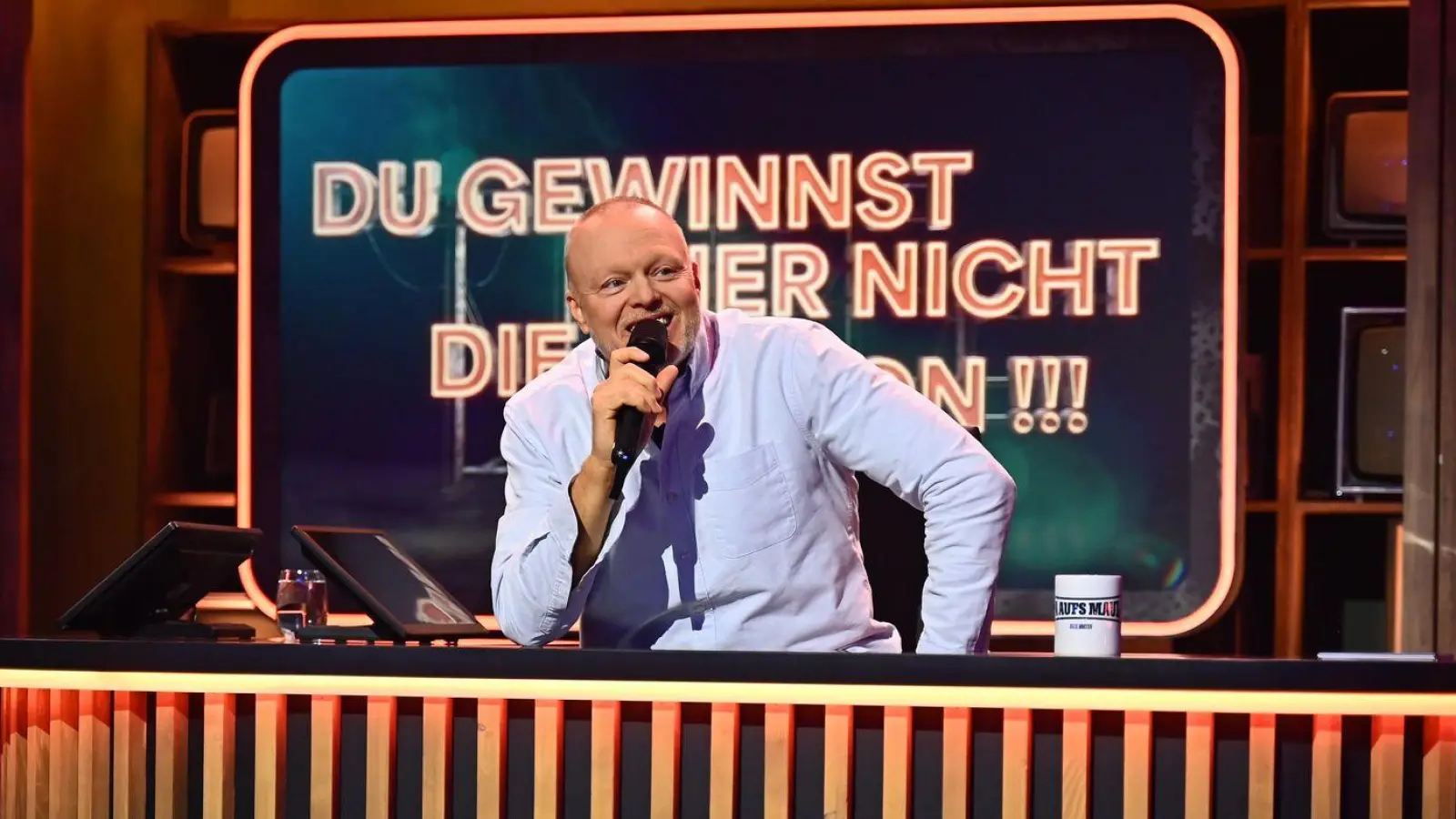 Stefan Raab will Thomas Gottschalk in seiner Show begrüßen. (Archivbild) (Foto: Julia Feldhagen/Raab Entertainment/RTL/dpa)