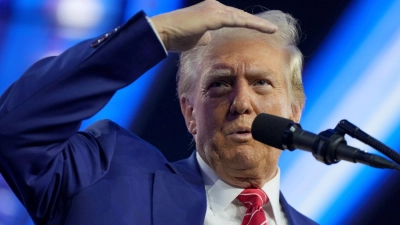 Trump wendet sich vor seiner zweiten Amtszeit an Panama - er fordert bevorzugte Behandlung mit Blick auf den Panama-Kanal. (Foto: Rick Scuteri/FR157181/AP/dpa)