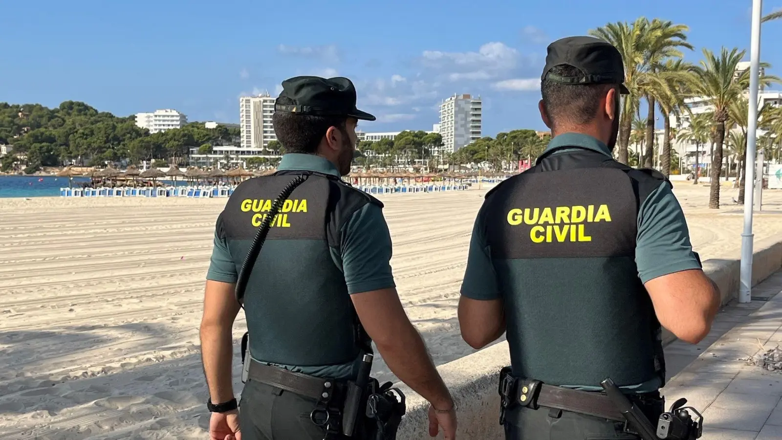 Beamte der Guardia Civil auf Mallorca (Archivfoto) (Foto: Guardia Civil/Europapress/dpa)