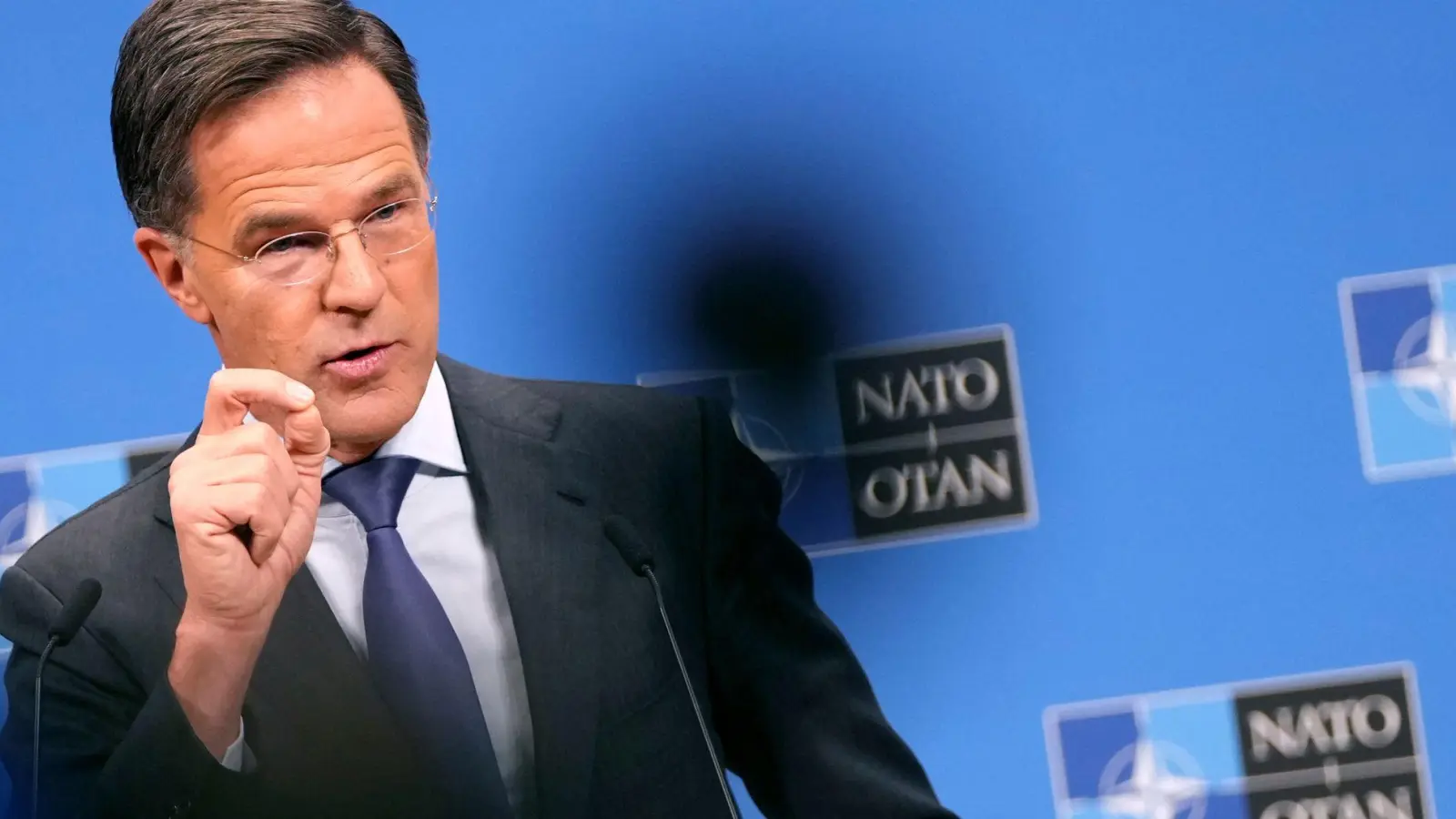 In Davos sprach Rutte am Rande des Weltwirtschaftsforums. (Archivbild) (Foto: Virginia Mayo/AP/dpa)