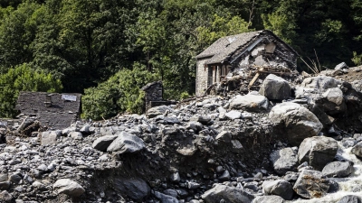 Die drei Toten durch den Erdrutsch im Maggiatal kamen aus Deutschland. (Foto: Michael Buholzer/KEYSTONE/dpa)