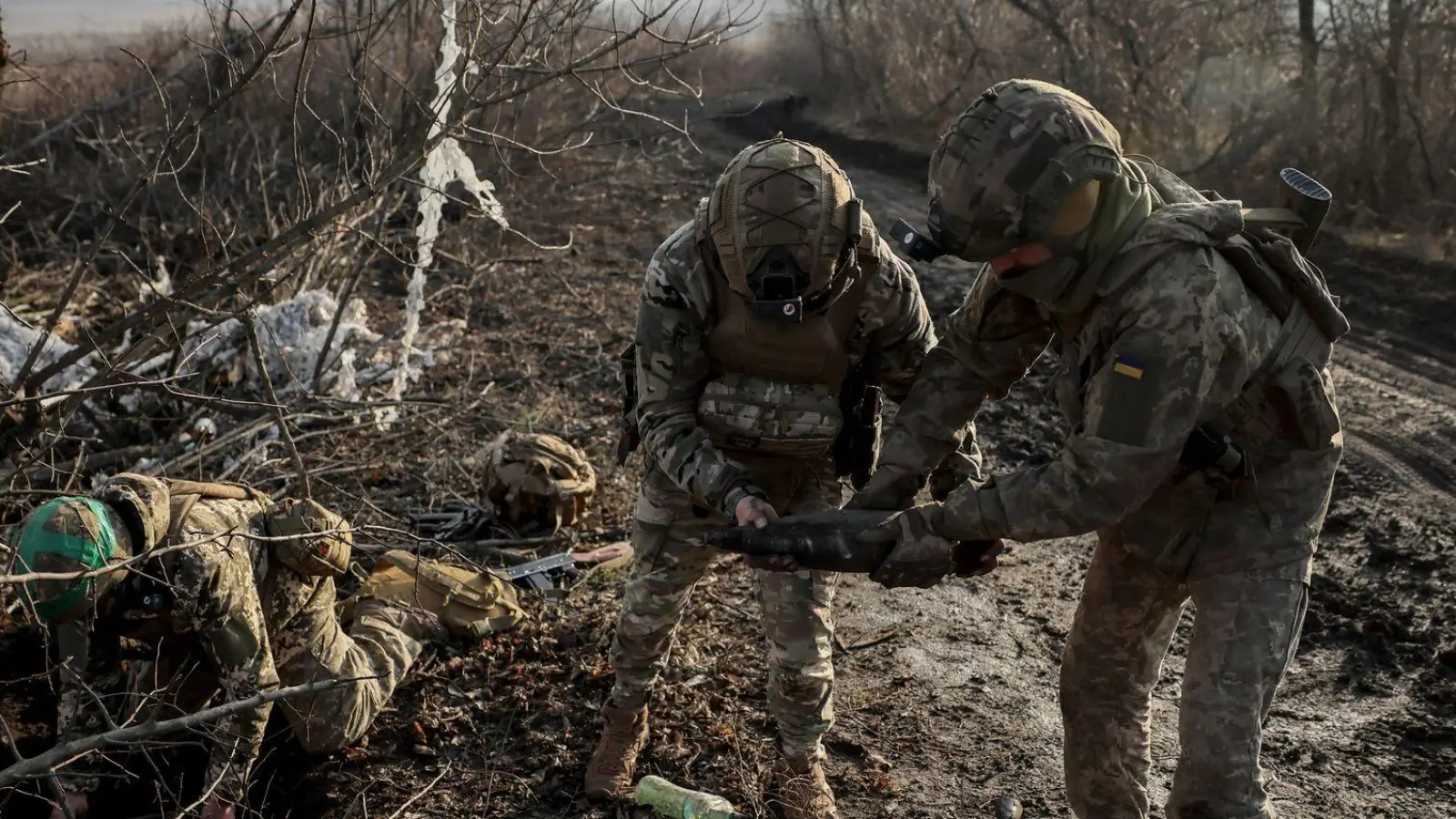 WEF-Umfrage: 2025 stehen bei Risiken Krieg und Konflikte an erster Stelle. (Foto: Oleg Petrasiuk/Ukrainian 24th Mechanised brigade/AP/dpa)