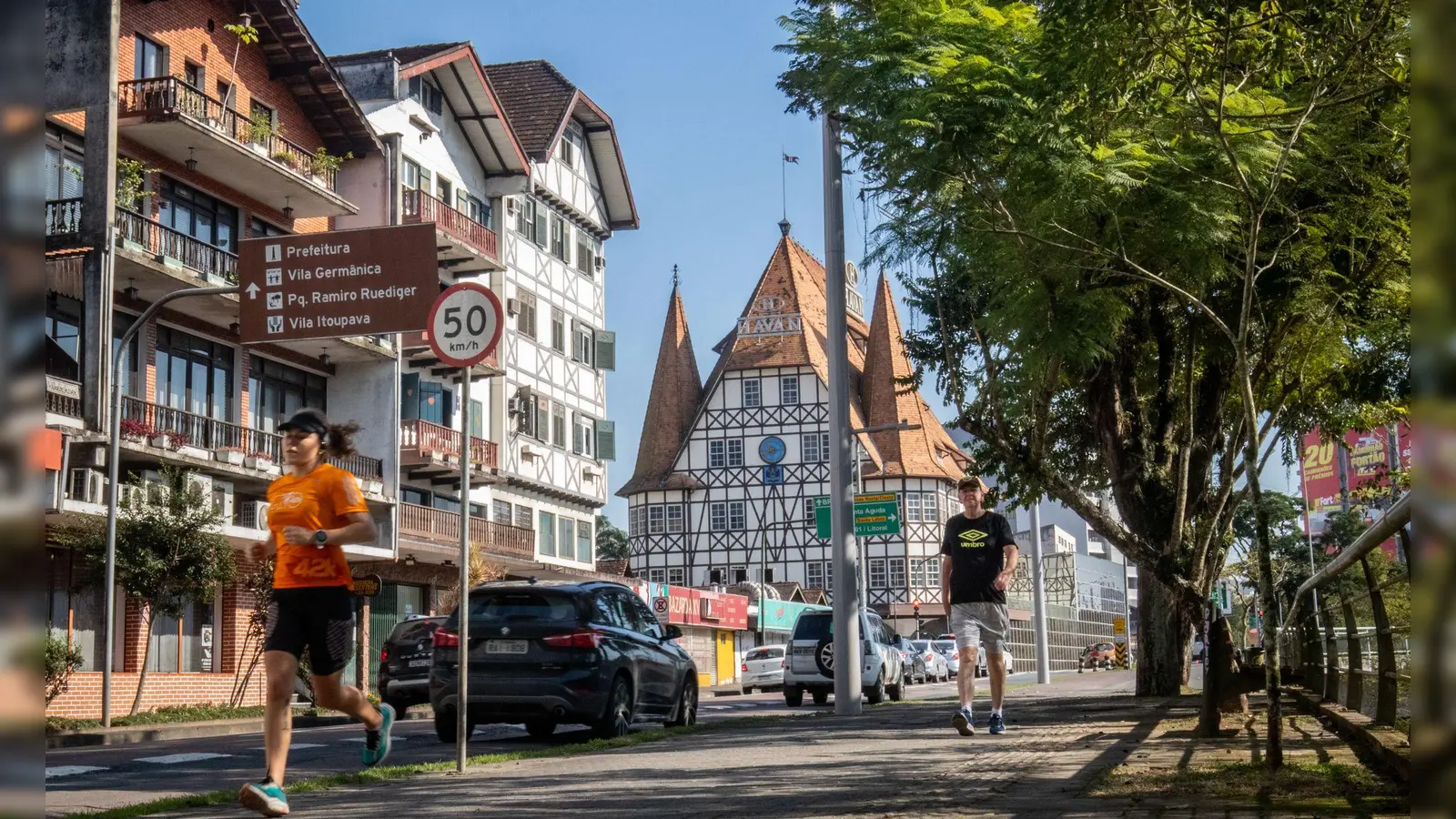 Blick auf die Altstadt von Blumenau. (Foto: Leo Laps/dpa)