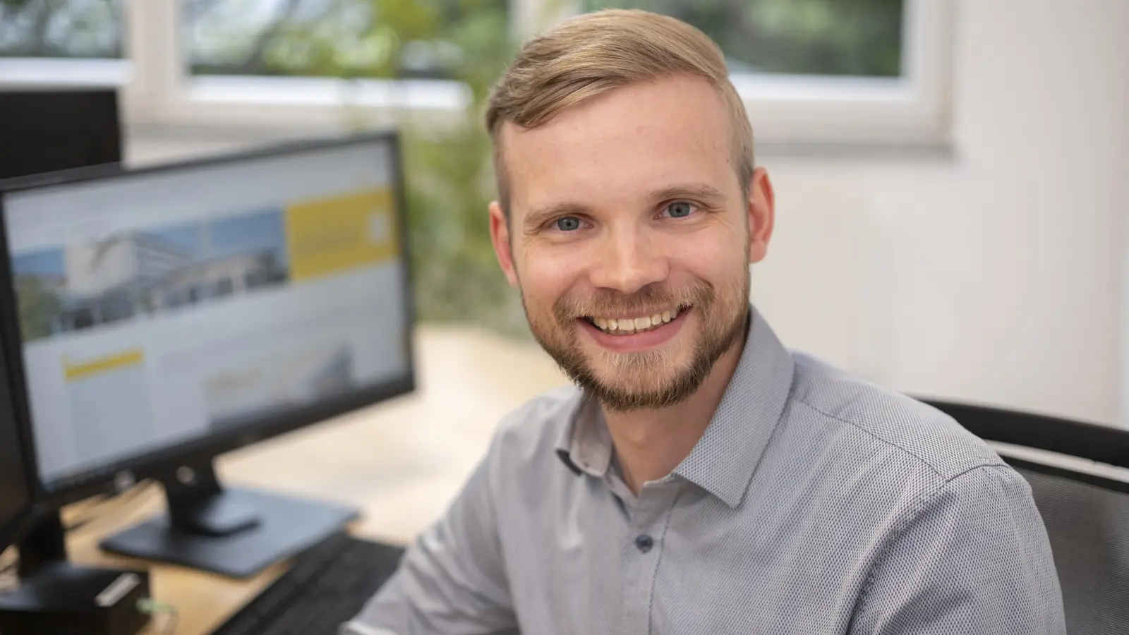 Christopher Budras leitet fortan das Therapiezentrums der Dr. Becker Kiliani-Klinik in Bad Windsheim und freut sich auf neue Herausforderungen. (Foto: Andreas Riedel)