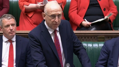 Der britische Verteidigungsminister John Healey während einer Fragestunde zum Thema Verteidigung im Londoner Unterhaus. (Foto: House Of Commons/Uk Parliament/PA Wire/dpa)