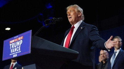 Trump bereitet sich auf den Wiedereinzug ins Weiße Haus vor.  (Foto: Evan Vucci/AP)