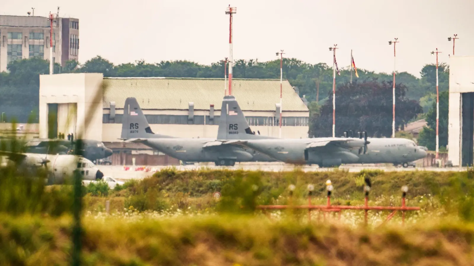 In Ramstein wird über die Unterstützung der Ukraine geredet. (Foto: Andreas Arnold/dpa)