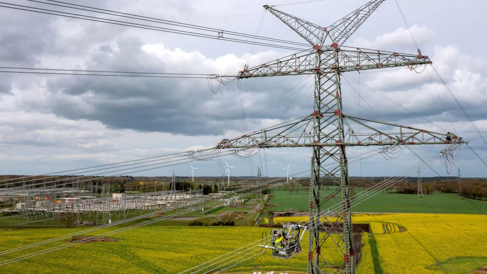 Der Netzbetreiber Tennet  (Foto: Sina Schuldt/dpa)