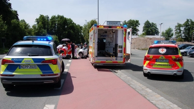 Ein Unfall mit einem Fahrradfahrer ereignete sich am Dienstag in der Karl-Eibl-Straße. (Foto: Christa Frühwald)