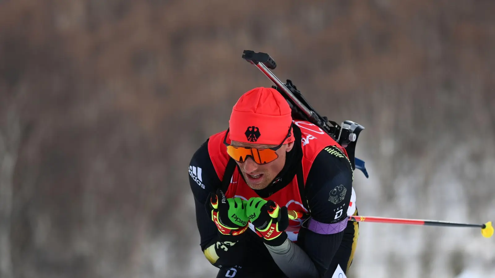 Der deutsche Biathlet Erik Lesser hört nach dieser Saison auf. (Foto: Angelika Warmuth/dpa)