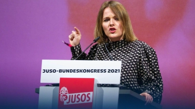 Jessica Rosenthal ist Bundesvorsitzende der Jusos. (Foto: Frank Rumpenhorst/dpa)