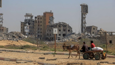Israels Armee setzt ihre Einsätze in der Stadt Gaza fort. (Archivbild) (Foto: Rizek Abdeljawad/XinHua/dpa)