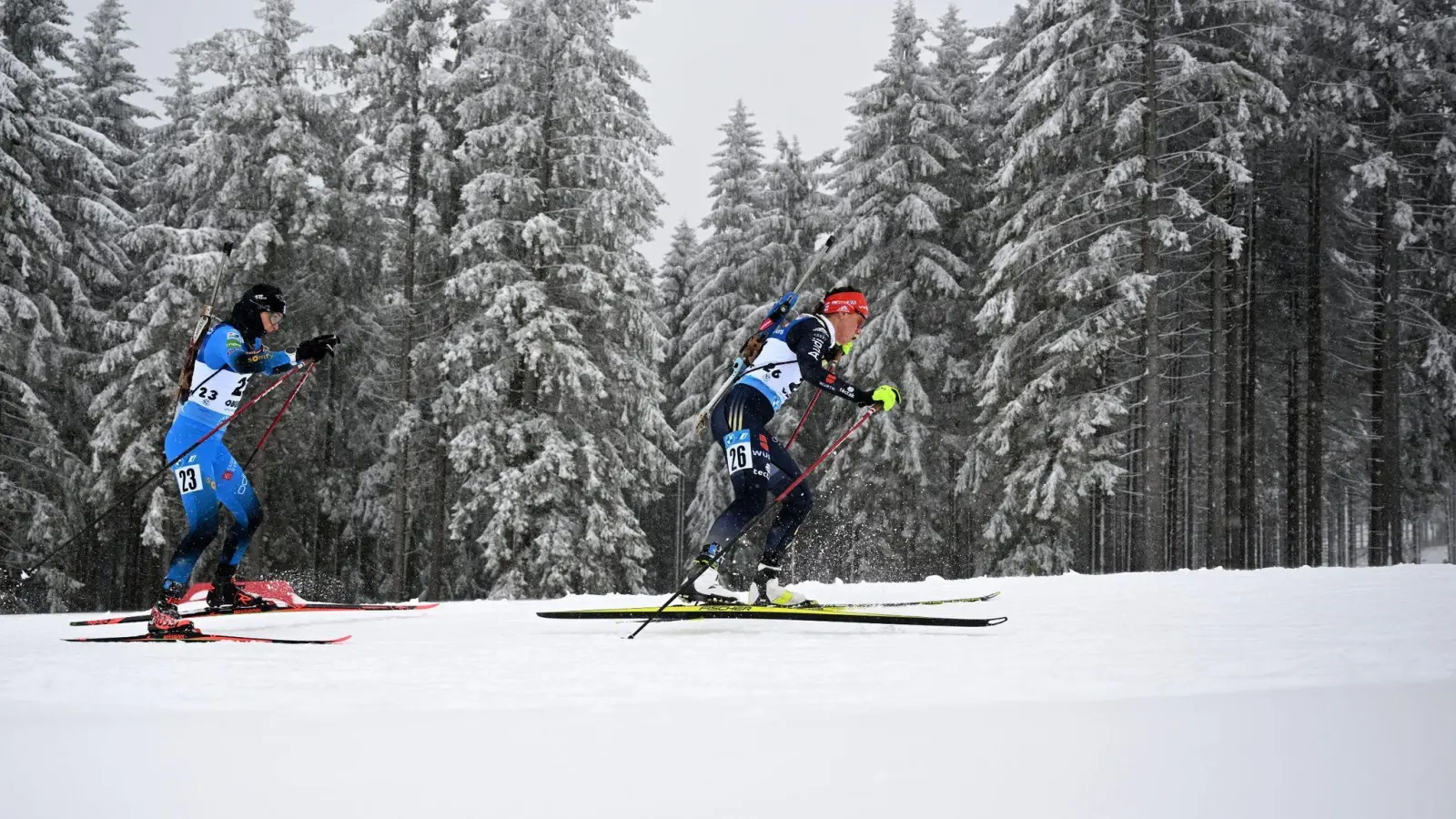 Sucht gerade nach ihrer Form: Biathletin Denise Herrmann. (Foto: Hendrik Schmidt/dpa)