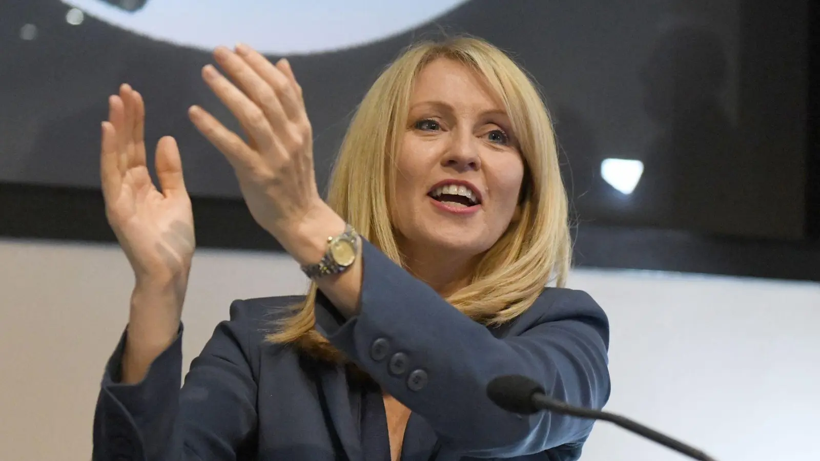 Esther McVey amtierte unter Ex-Premier Sunak als „Staatsekretärin für gesunden Menschenverstand“ (Foto: David Mirzoeff/PA Wire/dpa)