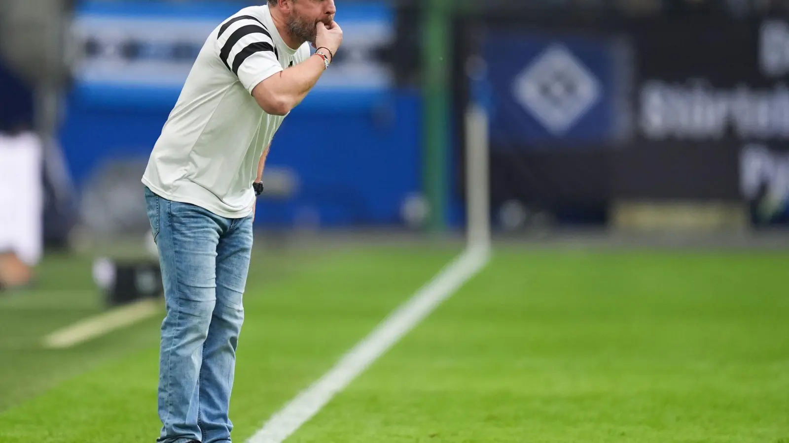 Ab sofort hören die Fußballer von Union Berlin auf das Kommando von Trainer Steffen Baumgart. (Foto: Marcus Brandt/dpa)