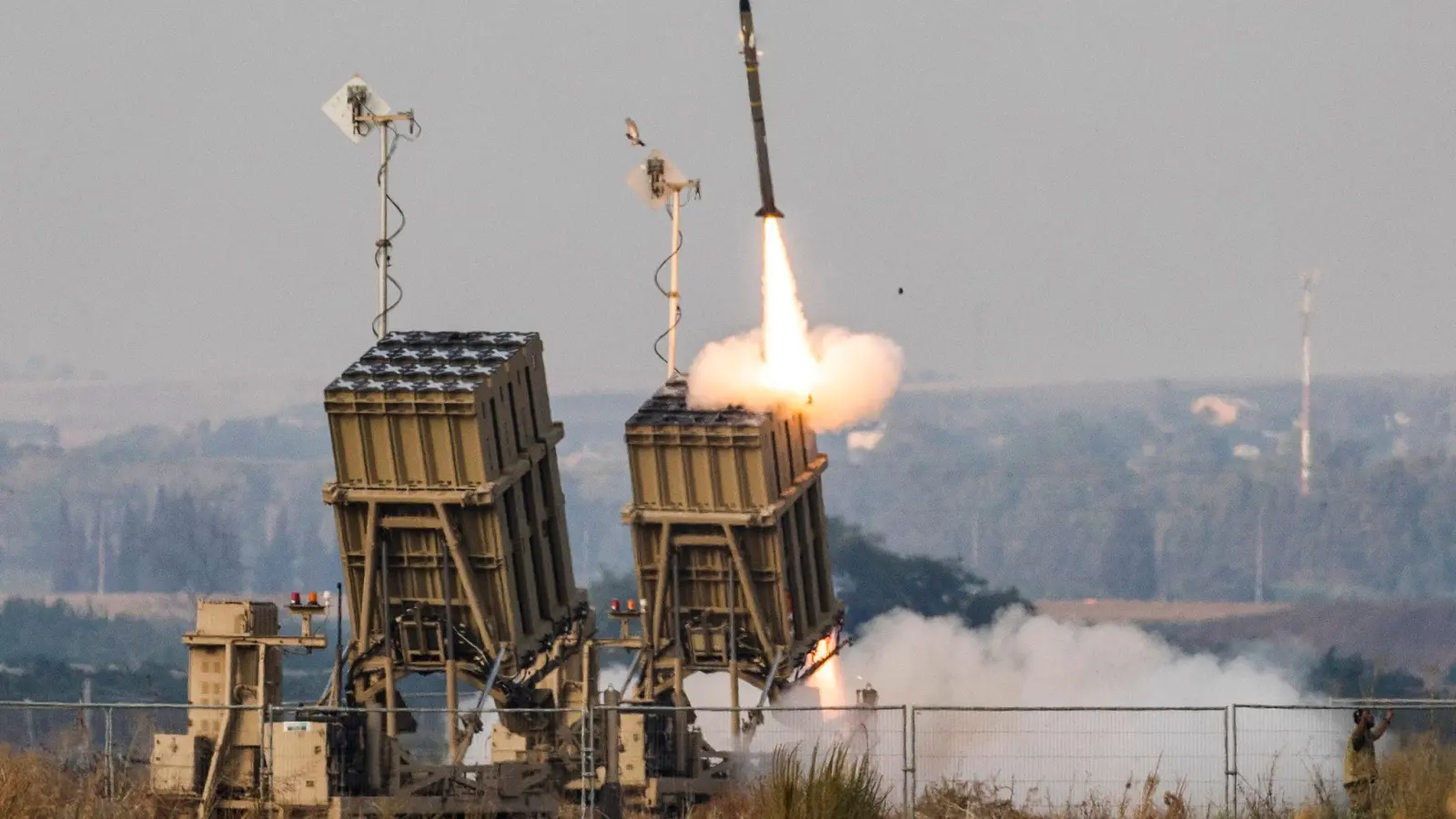 Das israelische Raketenabwehrsystem Iron Dome. (Archivbild) (Foto: Ilia Yefimovich/dpa)