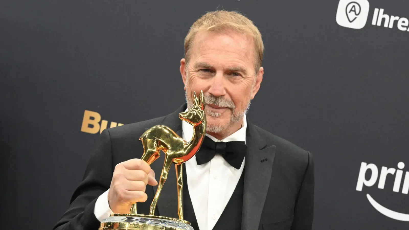 Zu seinem 70. Geburtstag zeigt sich Kevin Costner dankbar. (Archivbild) (Foto: Felix Hörhager/dpa)