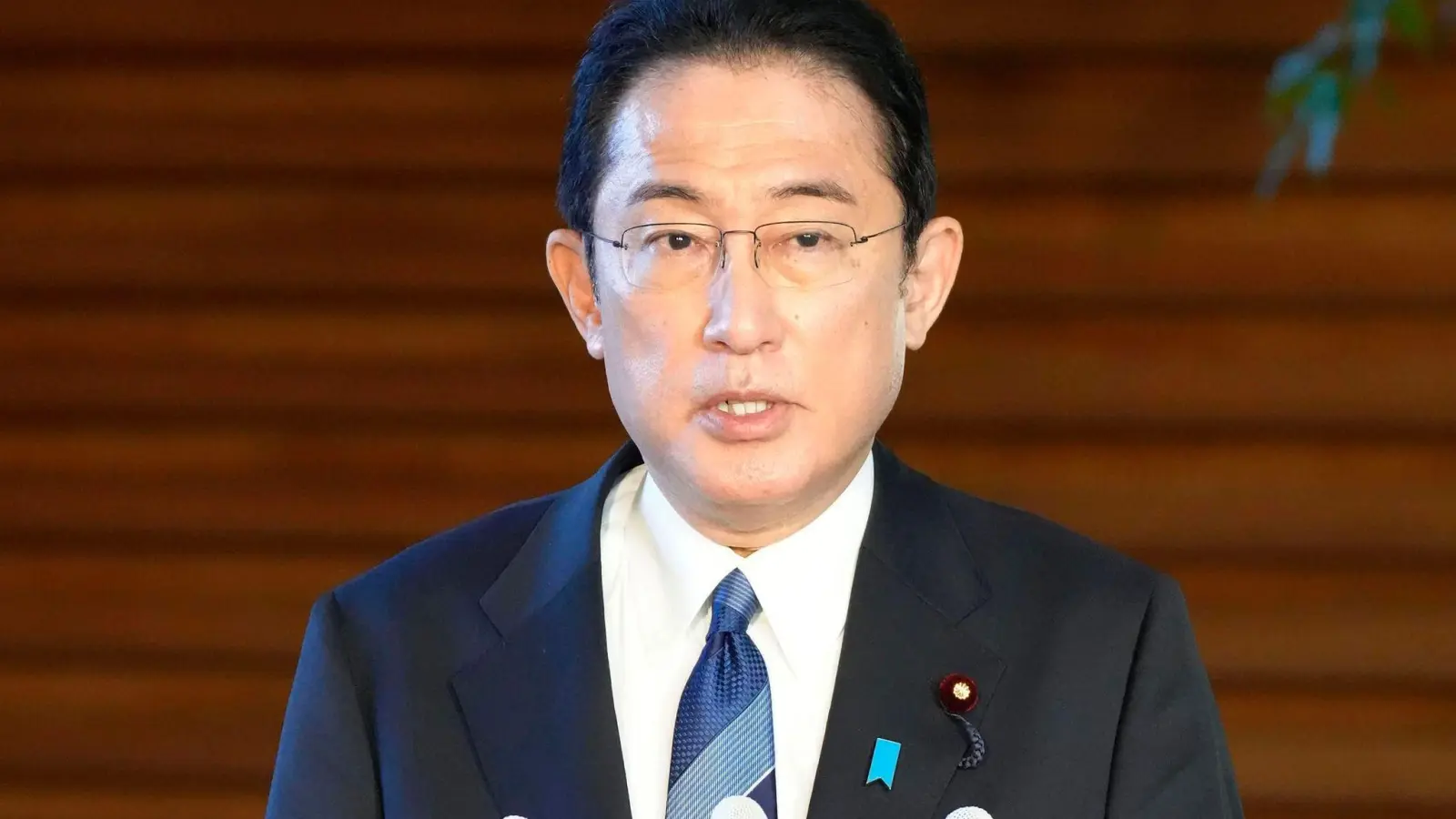 Hilfsgüter über Polen: Japans Premierminister Fumio Kishida hat der Ukraine seine Hilfe zugesagt. (Foto: Sadayuki Goto/Kyodo News/dpa)