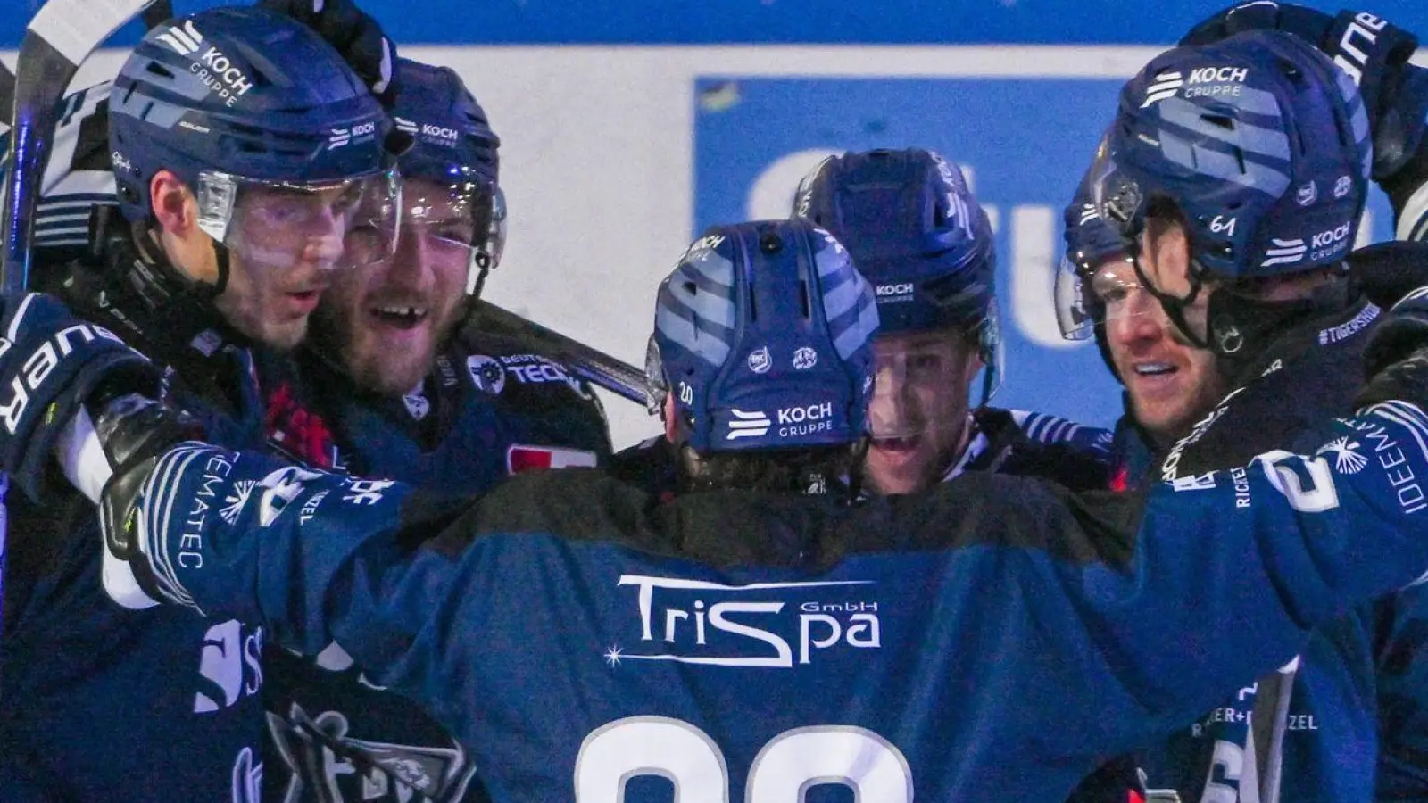 Die Straubing Tigers komplettieren das DEL-Halbfinale. (Foto: Armin Weigel/dpa)