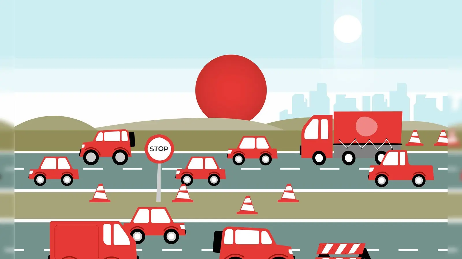 Am kommenden Wochenende wird auf den Autobahnen in Deutschland mit erhöhtem Verkehrsaufkommen und Staugefahr gerechnet.  (Foto: dpa-Infografik Gmbh/dpa-tmn)