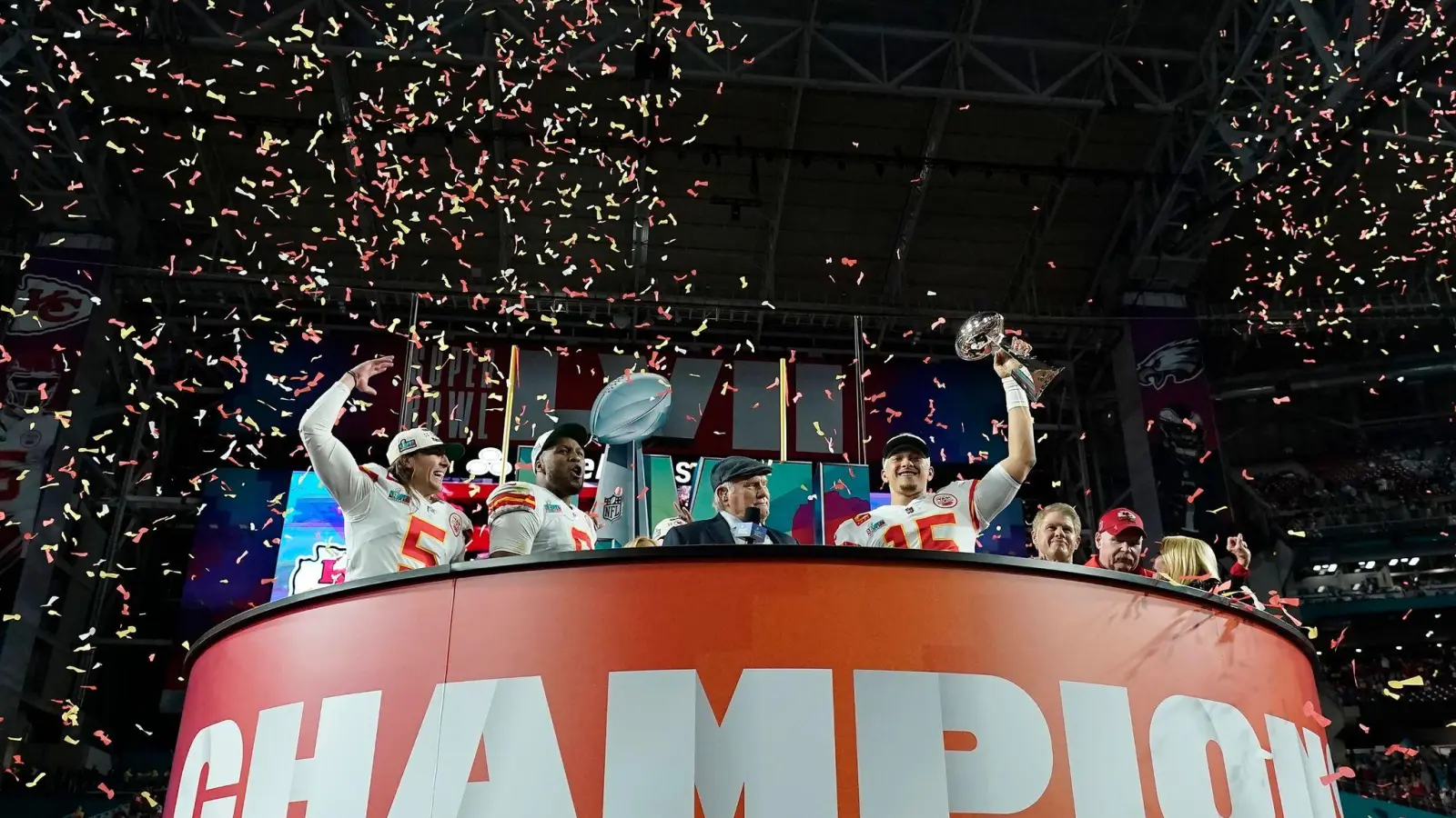 Super-Bowl-Champion Kansas City kommt nach Frankfurt. (Foto: Ashley Landis/AP/dpa)