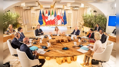 Die Staats- und Regierungschefs aus den sieben Industrienationen USA, Kanada, Großbritannien, Frankreich, Italien, Deutschland und Japan treffen sich im italienischen Borgo Egnazia bei Bari zu ihrem jährlichen Gipfel. (Foto: Michael Kappeler/dpa)